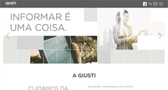 Desktop Screenshot of giusticom.com.br